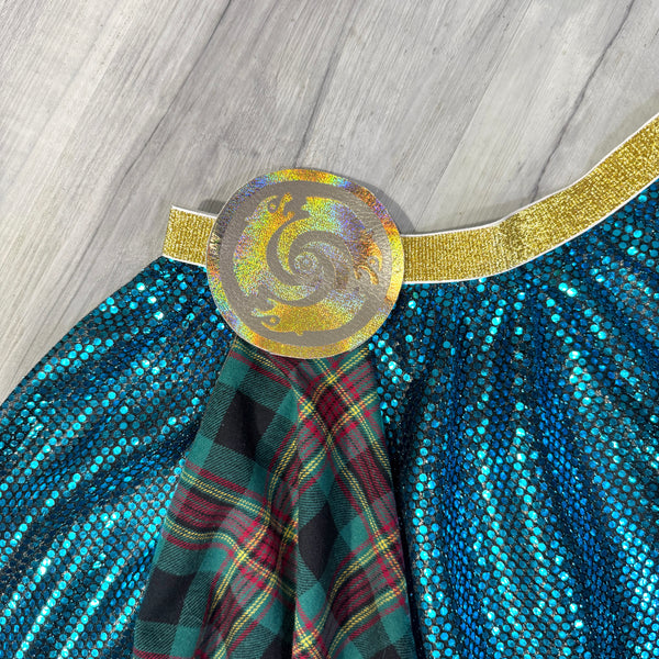 Merida Brave Scottish Princess Sparkle Running Skirt - Rock City Skirts