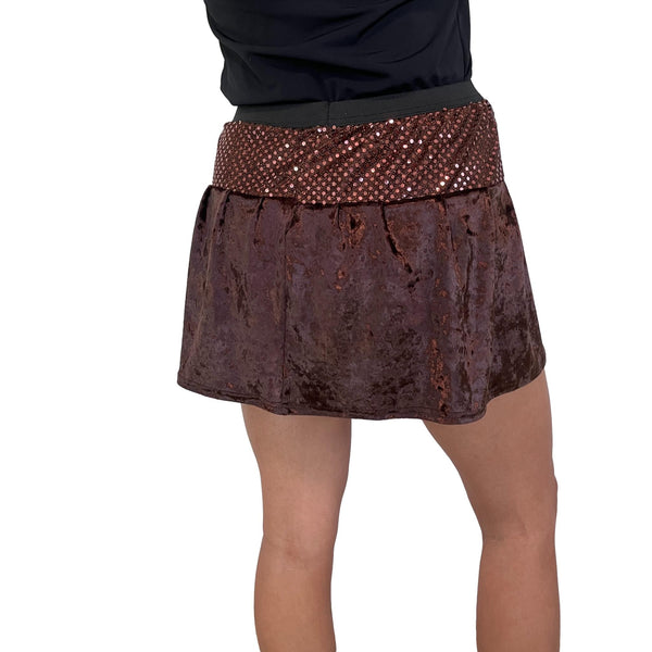 Dark Brown Chipmunk or Lion Animal Running Skirt - Rock City Skirts