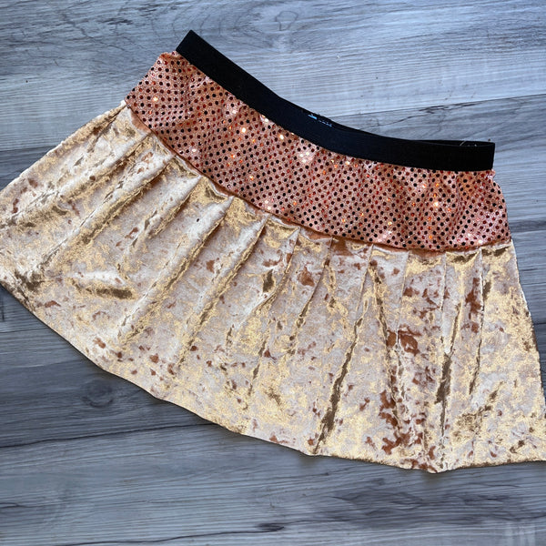 Beige Tan Chipmunk or Lion Animal Running Skirt - Rock City Skirts