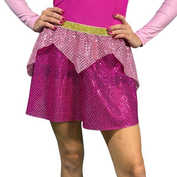 "Sleeping Beauty" Aurora Pink Princess Running Skirt - Rock City Skirts