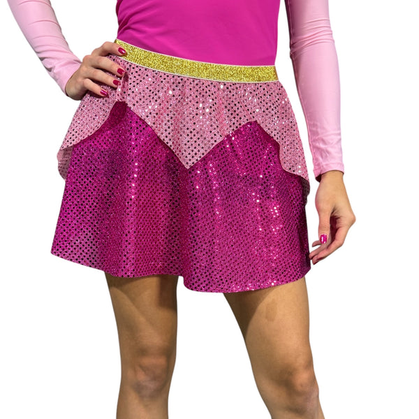 "Sleeping Beauty" Aurora Pink Princess Running Skirt - Rock City Skirts