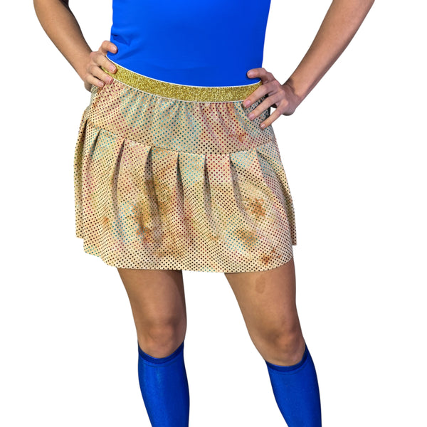 Rainbow Sparkle Dot Tie-Dye Running Skirt - Rock City Skirts