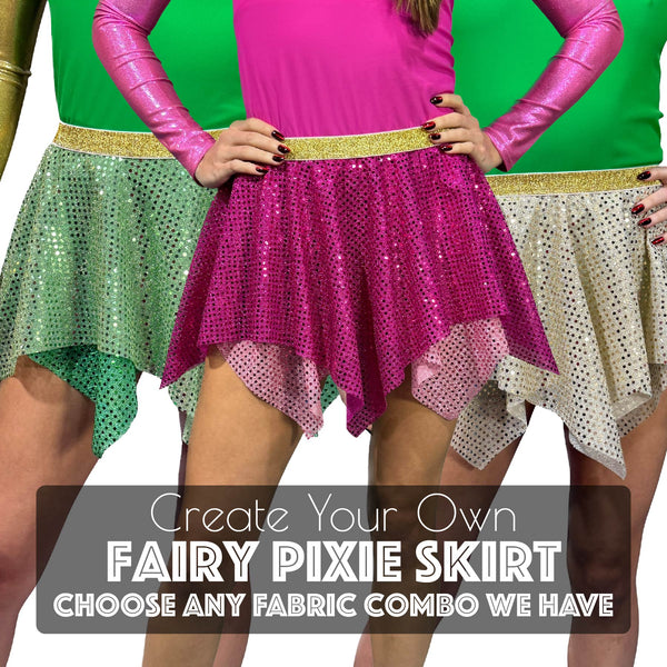 *Create Your Own* Fairy Pixie Sparkle Skirt for Running or Costume - Rock City Skirts