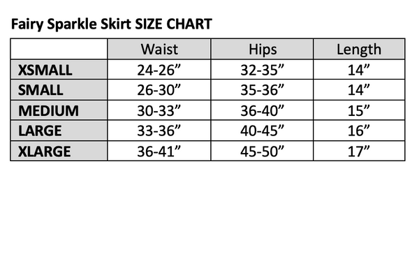 *Create Your Own* Fairy Pixie Sparkle Skirt for Running or Costume - Rock City Skirts
