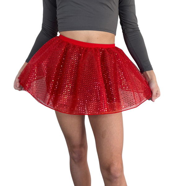 Athletic Sparkle TUTU Skirt - MANY COLORS to Choose From | Running Costume Skirt - Rock City Skirts