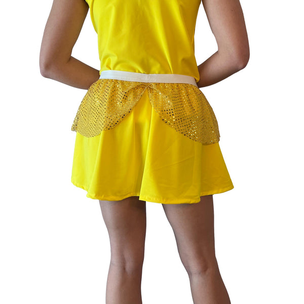 Belle Inspired Running Costume - Princess Skirt and Racerback - Rock City Skirts