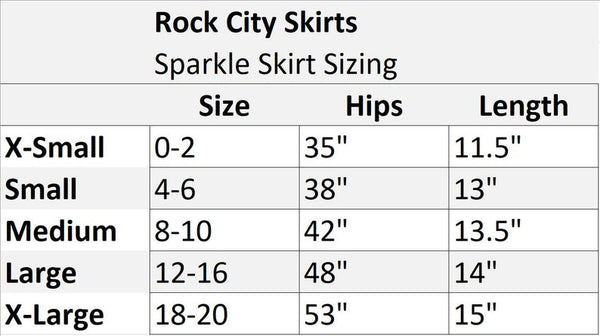 "Santa" Running Skirt - Rock City Skirts