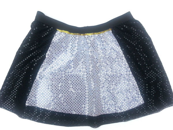 Sparkle Skirt With Sparkle Apron - Rock City Skirts