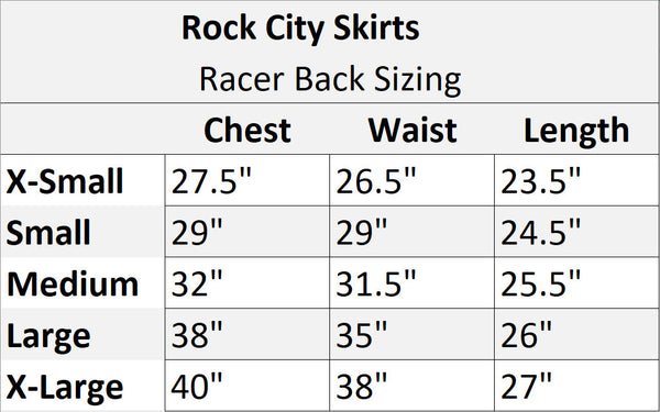 "Princess Belle" Racerback (with Rose Accent) - Rock City Skirts