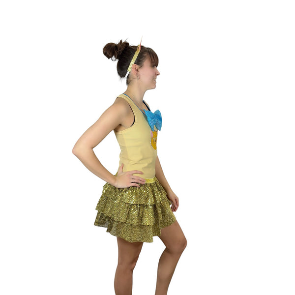 Aristocat Costume Toulouse Cat Running Outfit - Rock City Skirts