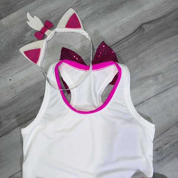 Aristocat Costume Marie Cat Running Outfit - Rock City Skirts