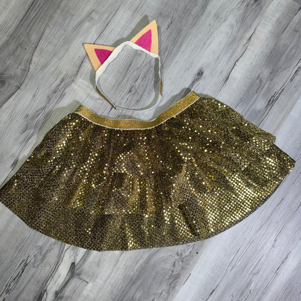 Aristocat Costume Toulouse Cat Running Outfit - Rock City Skirts