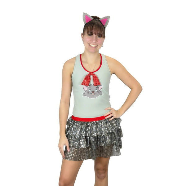 Aristocat Costume Berlioz Cat Running Outfit - Rock City Skirts