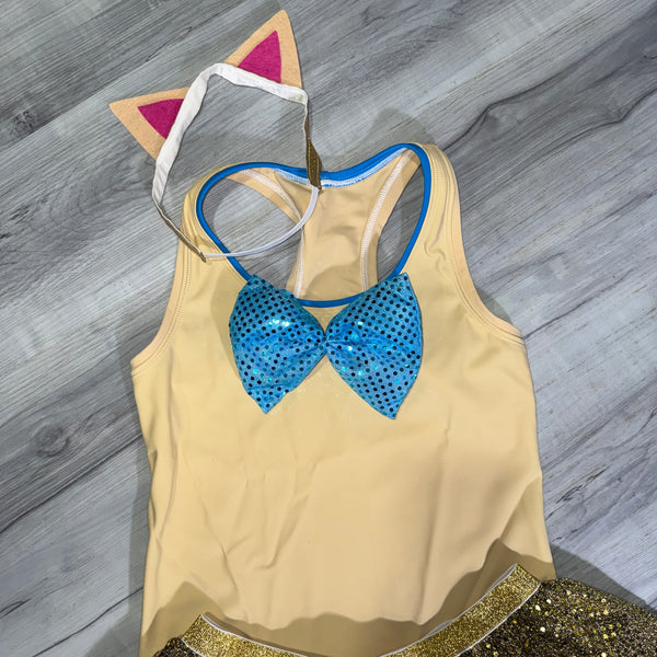 Aristocat Costume Toulouse Cat Running Outfit - Rock City Skirts