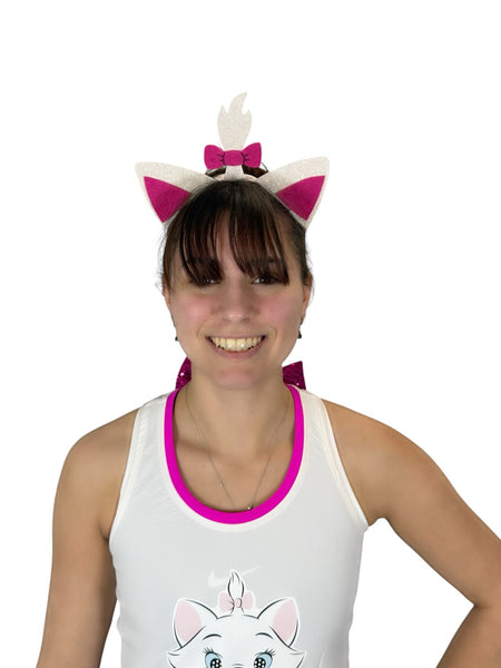 Aristocat Costume Marie Cat Running Outfit - Rock City Skirts