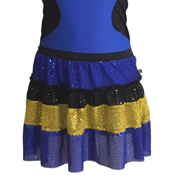 Blue Tang Fish Inspired Sparkle Skirt - Rock City Skirts
