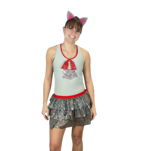 Aristocat Costume Berlioz Cat Running Outfit - Rock City Skirts