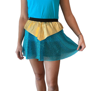 Princess Jasmine Inspired Running Skirt | Marathon Costume Skirt - Rock City Skirts