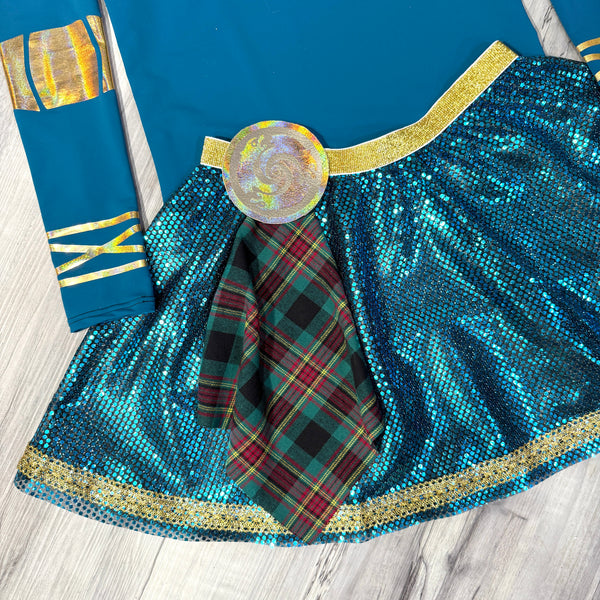 Merida Brave Scottish Princess Running Costume