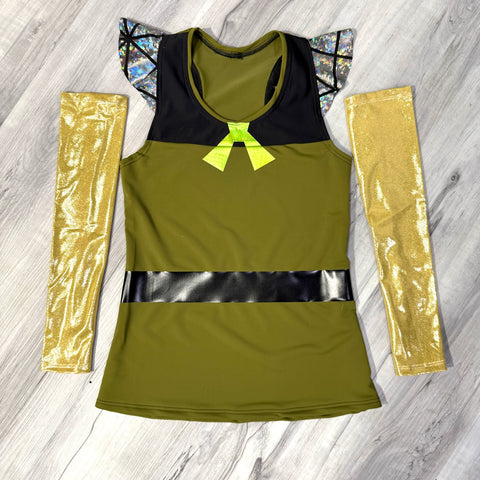 Mulan Soldier Ping Running Racerback Tank