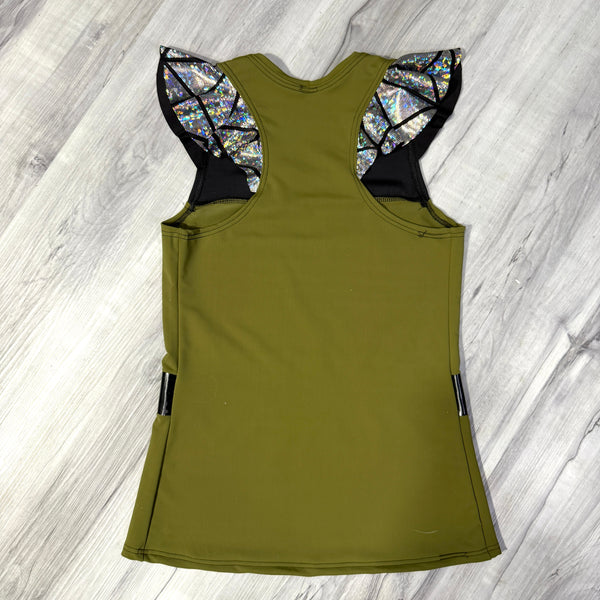 Mulan Soldier Ping Running Racerback Tank