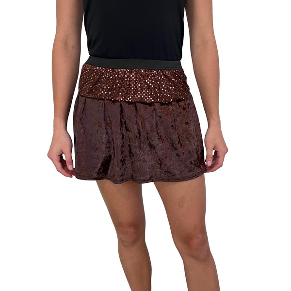 Dark Brown Chipmunk or Lion Animal Running Skirt - Rock City Skirts