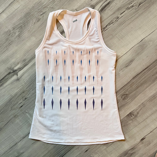 Elsa Frozen 2 White Gown Inspired Running Shirt Racerback - Rock City Skirts