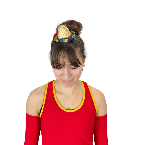Mini Sombrero Non-Slip Running Headband – No-slip Fiesta Costume Headband - Rock City Skirts
