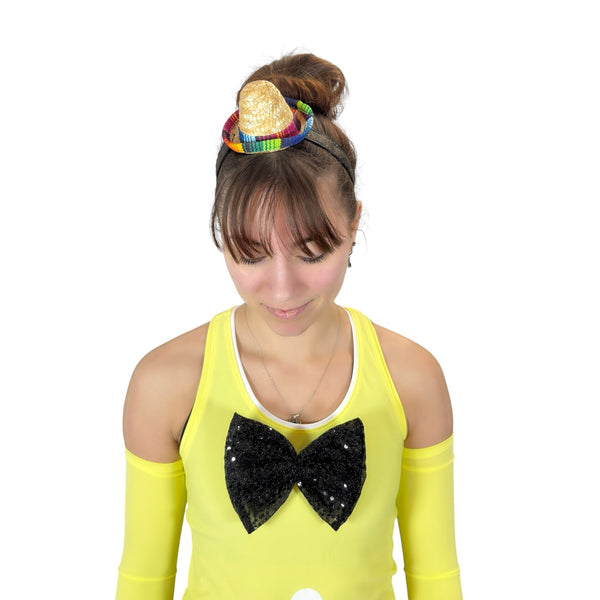 Mini Sombrero Non-Slip Running Headband – No-slip Fiesta Costume Headband - Rock City Skirts