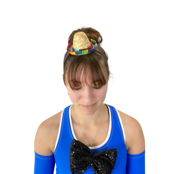 Mini Sombrero Non-Slip Running Headband – No-slip Fiesta Costume Headband - Rock City Skirts