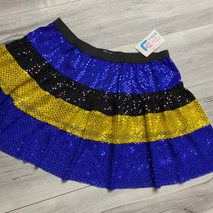 SALE - LARGE ONLY - Blue Tang Fish Inspired Sparkle Skirt - Rock City Skirts