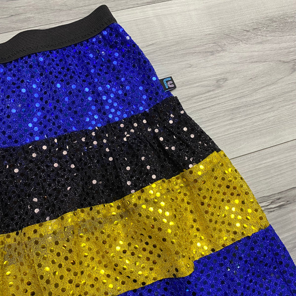 SALE - LARGE ONLY - Blue Tang Fish Inspired Sparkle Skirt - Rock City Skirts