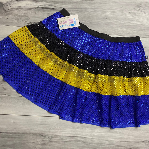 SALE - LARGE ONLY - Blue Tang Fish Inspired Sparkle Skirt - Rock City Skirts