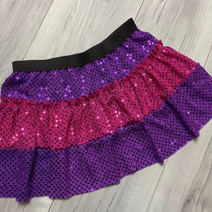 SALE - XLARGE (10-14) Children's "Cheshire Cat" Sparkle Skirt - Rock City Skirts