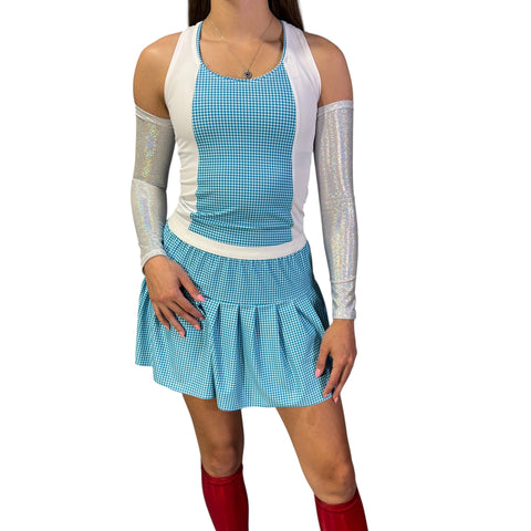 Dorothy Wizard Of Oz Full Costume *Optional Arm Sleeves