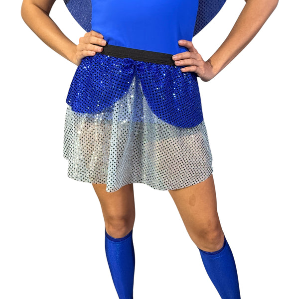 Merryweather Sleeping Beauty Blue Fairy Godmother Inspired Skirt
