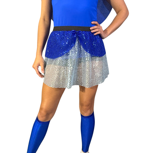Merryweather Sleeping Beauty Blue Fairy Godmother Inspired Skirt