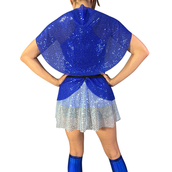 Merryweather Sleeping Beauty Blue Fairy Godmother Inspired Skirt