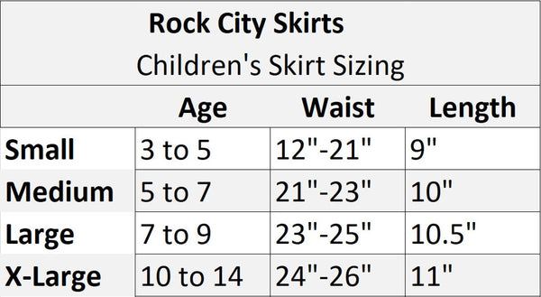 SALE - SMALL (3-5) Children's Dark Teal Sparkle Running Skirt - Rock City Skirts