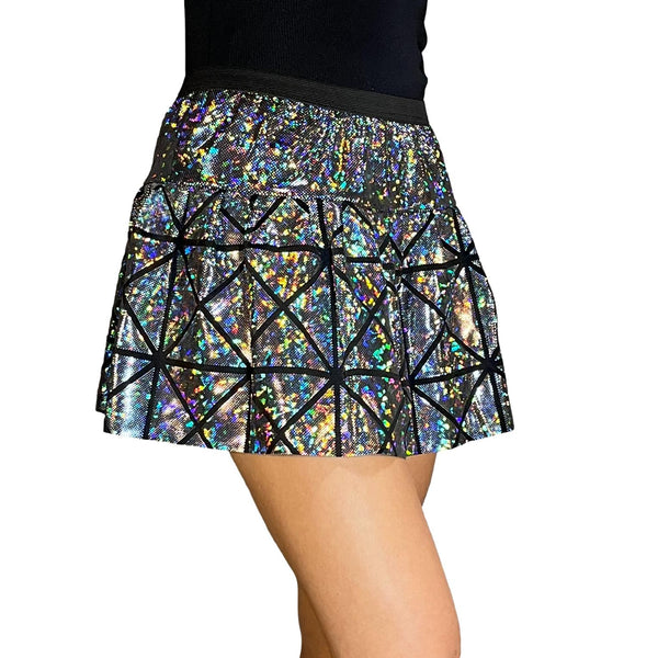 Holographic Epcot Running Skirt | Costume or Outfit - Rock City Skirts