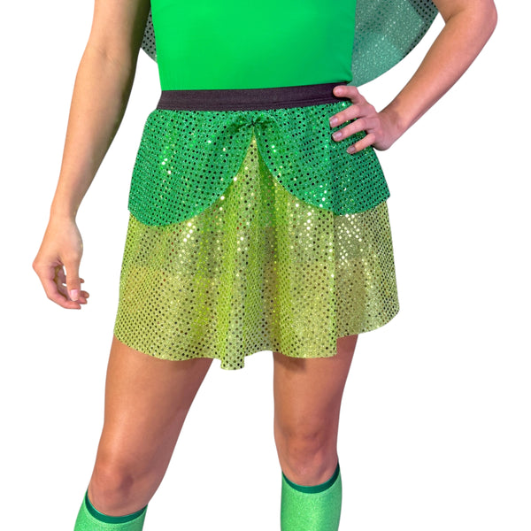 Fauna Sleeping Beauty Green Fairy Godmother Inspired Skirt