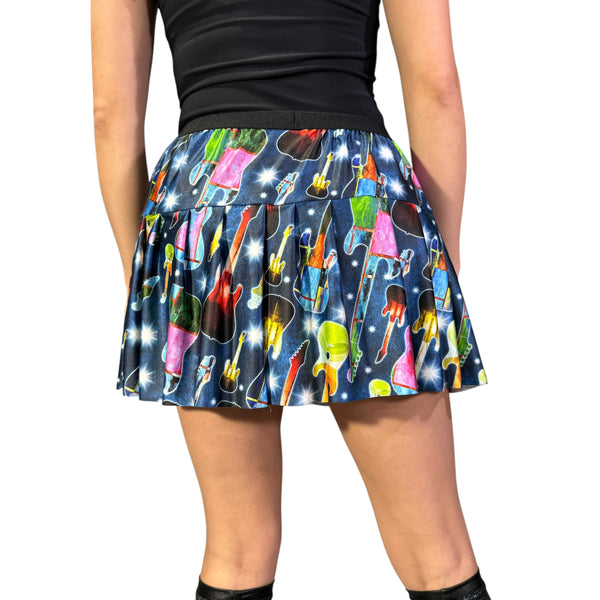 Rock and Roll Guitar Running Skirt