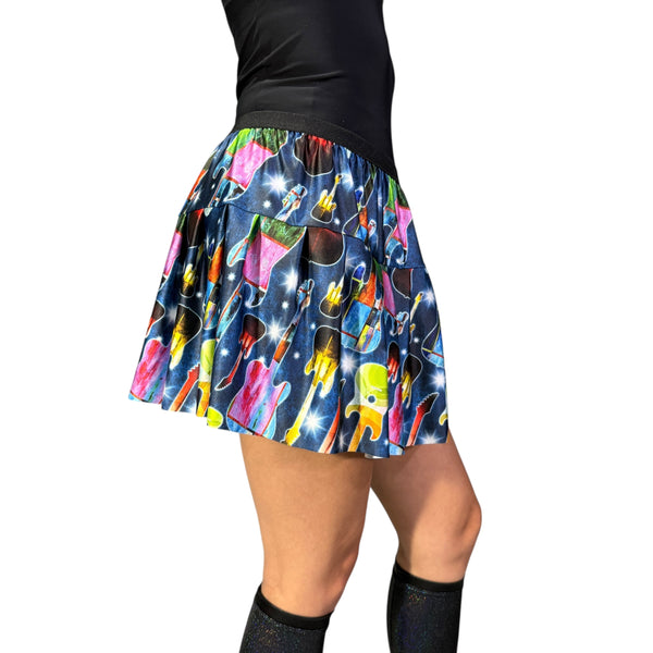 Rock and Roll Guitar Running Skirt