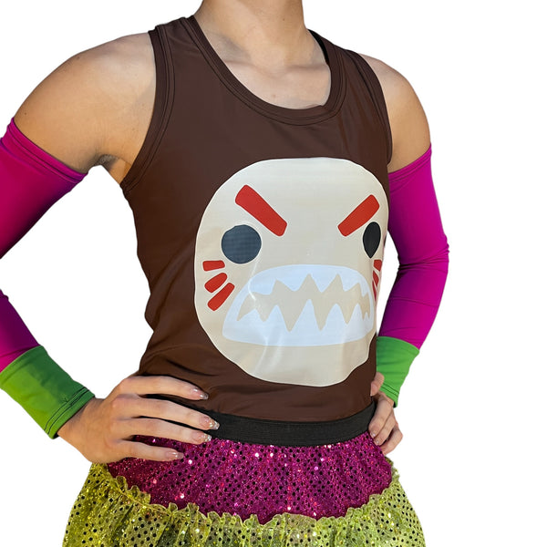 Kakamora Coconut face Running Shirt - Rock City Skirts