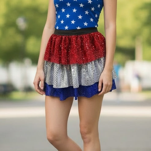 Ruffled Sparkle Skirt Tutu - Design-Your-Own - Rock City Skirts