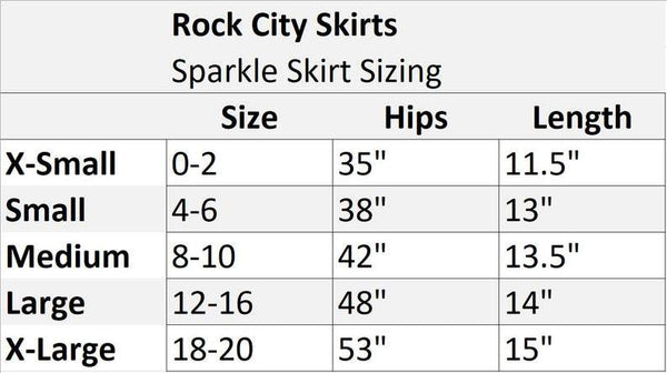 Snow Queen Elsa Running Skirt - Rock City Skirts