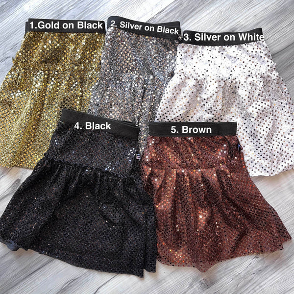 CHILDREN'S Sparkle Running Skirts - MANY COLORS | Running Tutu - Rock City Skirts