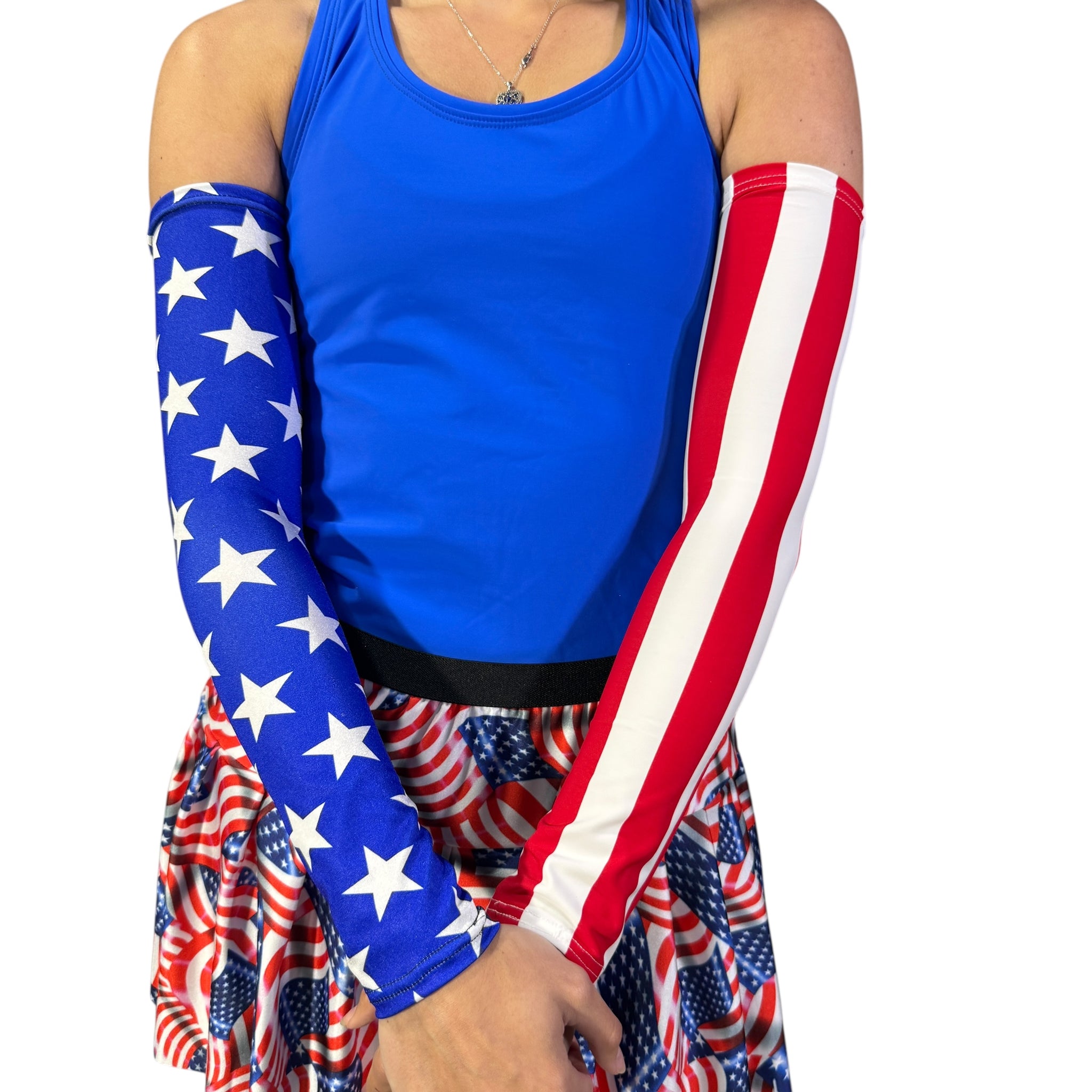 Stars and Stripes Arm Sleeves – Patriotic Compression Sleeves