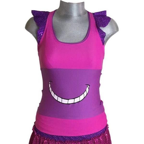 Smiling Cat Running Shirt - Rock City Skirts