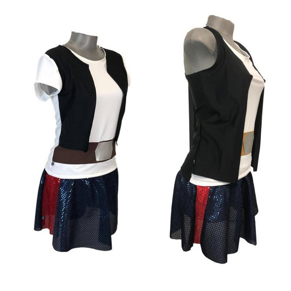 Smuggler Hans Solo Running Costume - Rock City Skirts
